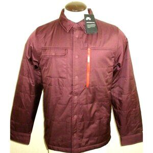 Nike SB Men's Holgate Synthetic Fill Snap Front Jacket Maroon Size Small NWT